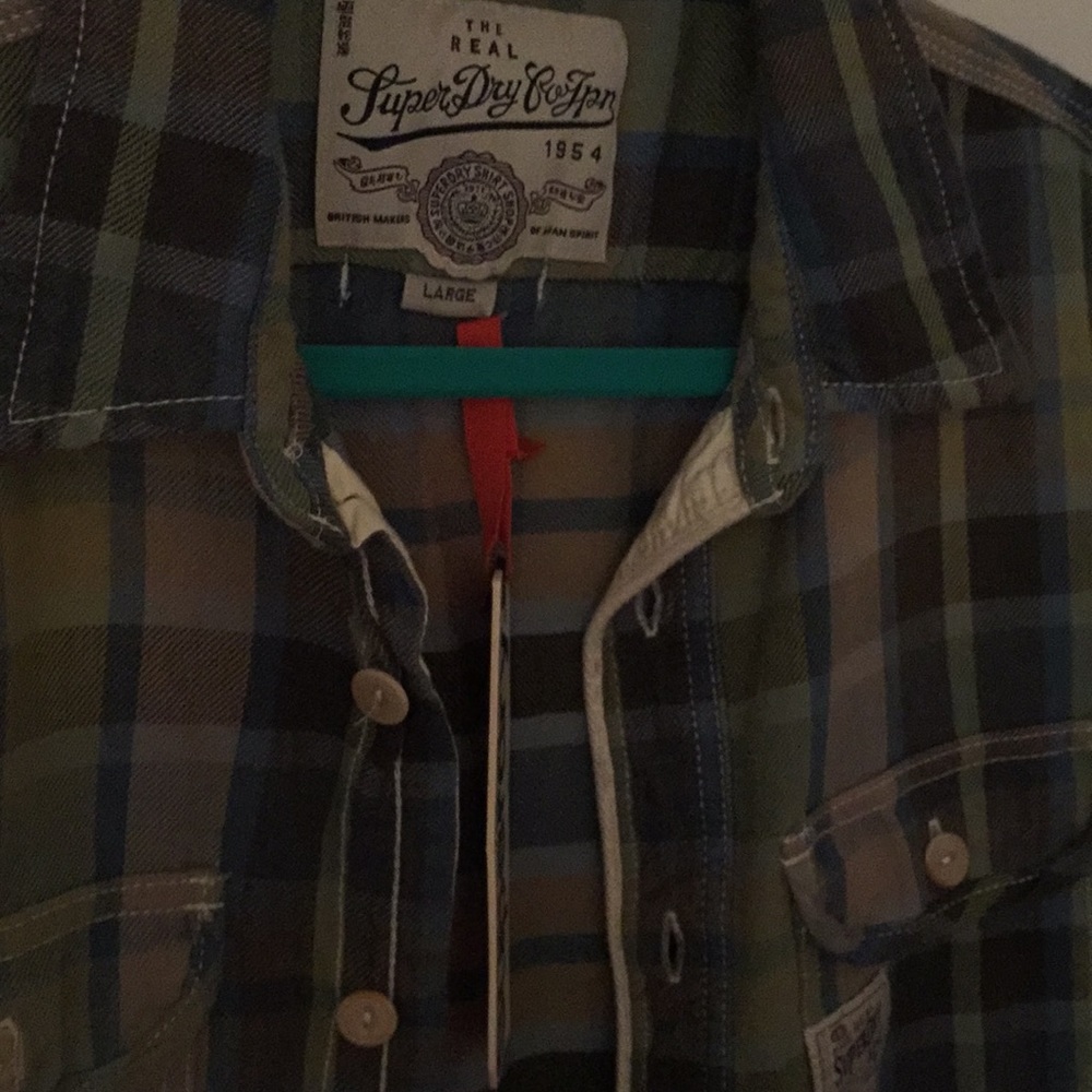 Super dry milled men’s flannel